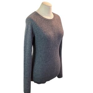 Prologue 100% Cashmere Round Neck Sweater Gray